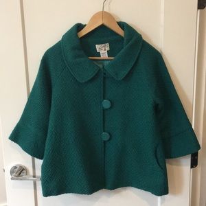 Fully lined jade Paraella blazer